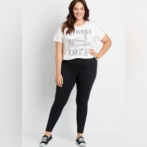 Maurices 1X Super High Rise Luxe Leggings black